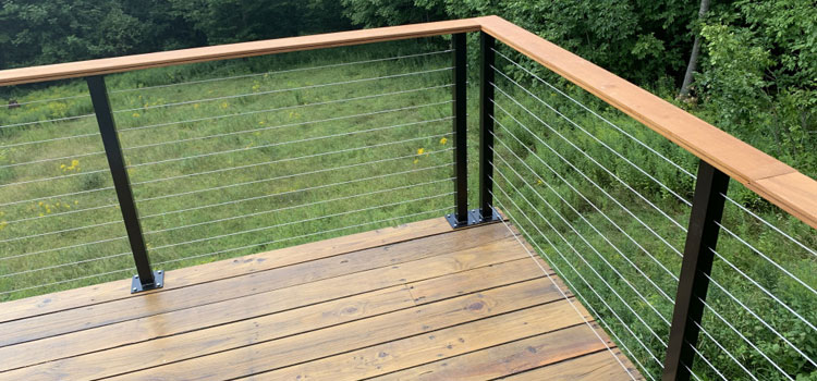 Installing Deck Cable Railing in Pico Rivera, CA